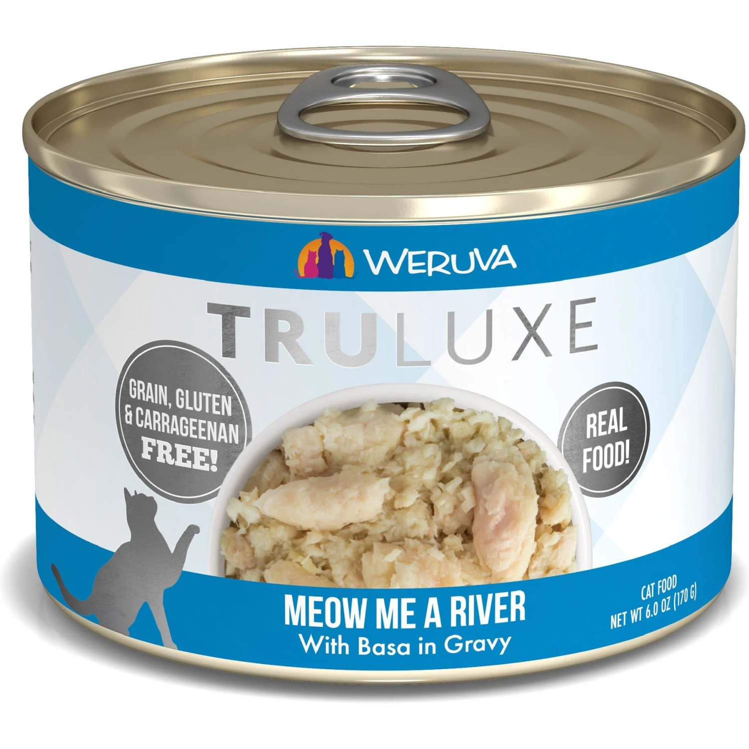 Weruva Truluxe Meow Me A River With Basa In Gravy Grain-Free Canned Cat Food 3 Weruva Truluxe Meow Me A River With Basa In Gravy Grain-Free Canned Cat Food