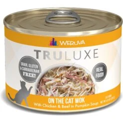 Weruva Truluxe On The Cat Wok With Chicken & Beef In Pumpkin Soup Grain-Free Canned Cat Food