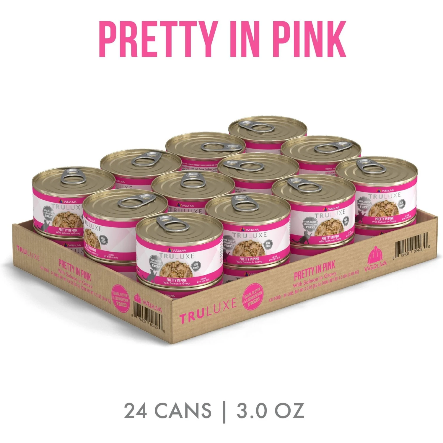 Weruva Truluxe Pretty In Pink With Salmon In Gravy Grain-Free Canned Cat Food 4 Weruva Truluxe Pretty In Pink With Salmon In Gravy Grain-Free Canned Cat Food - Image 2