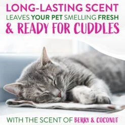 TropiClean Berry & Coconut Deep Cleansing Cat Shampoo, 12-oz Bottle -Furry Friends 769502 PT6. AC SS1800 V1684413172