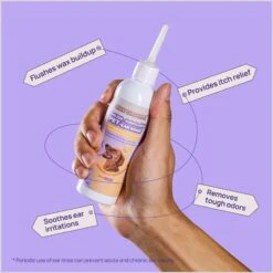 HICC PET Antibacterial Cat & Dog Ear Rinse With Cotton Swabs, 4-oz Bottle 10 HICC PET Antibacterial Cat & Dog Ear Rinse With Cotton Swabs, 4-oz Bottle -Furry Friends 770094 PT2. AC SS1800 V1688654290