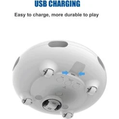 Shele UFO Interactive Cat Toy, White, Small -Furry Friends 771318 PT7. AC SS1800 V1676052570