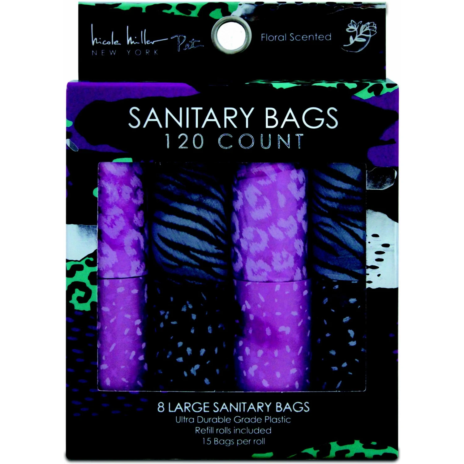 Nicole Miller Spots & Stripes Dog Waste Bag 3 Nicole Miller Spots & Stripes Dog Waste Bag