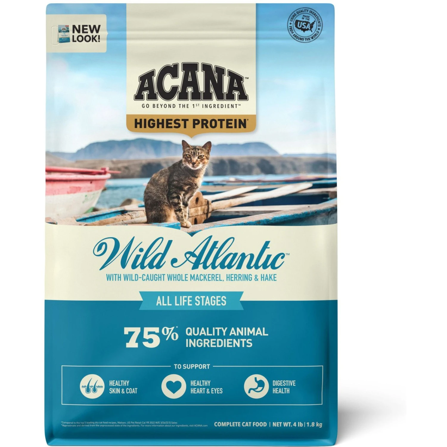 ACANA Tuna + Chicken In Bone Broth Grain-Free Wet Cat Food & ACANA Wild Atlantic Grain-Free Dry Cat Food 8 ACANA Tuna + Chicken In Bone Broth Grain-Free Wet Cat Food & ACANA Wild Atlantic Grain-Free Dry Cat Food - Image 6