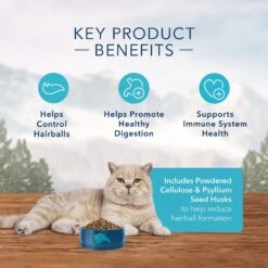 Blue Buffalo Wilderness Chicken Recipe Indoor Hairball Control Grain-Free Dry Cat Food -Furry Friends 77463 PT5. AC SS1800 V1599081657