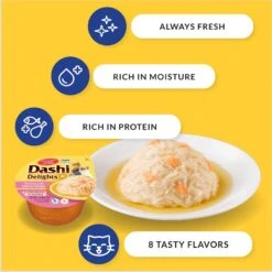 Inaba Dashi Delights Chicken With Tuna & Scallop Flavored Bits In Broth Cat Food Topping -Furry Friends 778462 PT4. AC SS1800 V1679069715