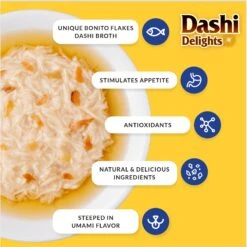 Inaba Dashi Delights Chicken With Cheese Recipe Grain-Free Cat Food Topper -Furry Friends 778510 PT5. AC SS1800 V1679069473