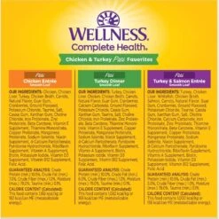 Wellness Complete Health Poultry Favorites Variety Pack Grain-Free Wet Cat Food, 5.5-oz Can, Case Of 12 -Furry Friends 779406 PT4. AC SS1800 V1676653906