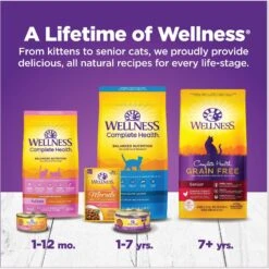 Wellness Complete Health Poultry Favorites Variety Pack Grain-Free Wet Cat Food, 5.5-oz Can, Case Of 12 -Furry Friends 779406 PT6. AC SS1800 V1676653244