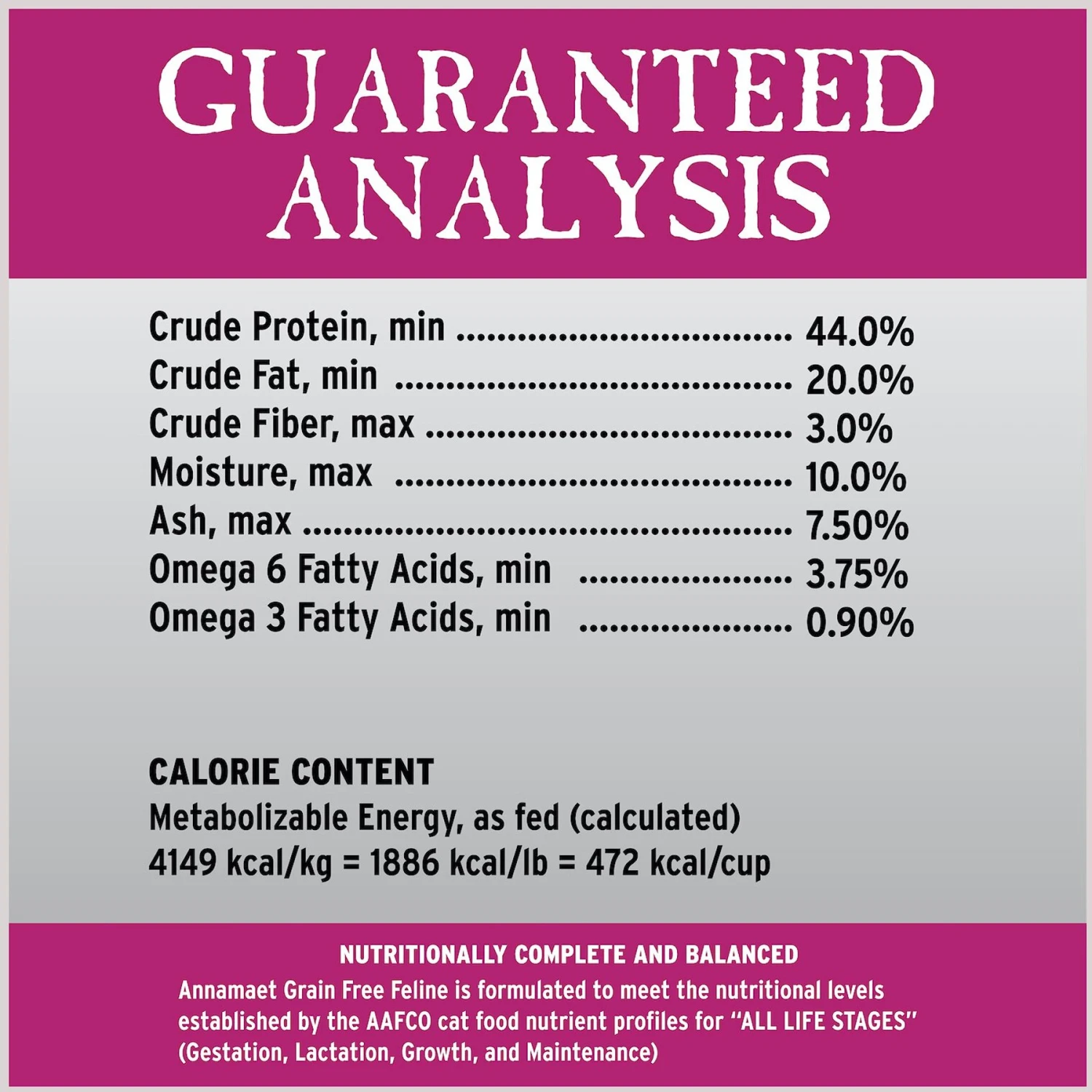 Annamaet Grain-Free Chicken & Fish Formula Dry Cat Food 7 Annamaet Grain-Free Chicken & Fish Formula Dry Cat Food - Image 5