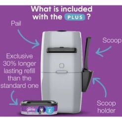 Litter Genie Plus Cat Litter Disposal System 12 Litter Genie Plus Cat Litter Disposal System -Furry Friends 780782 PT1. AC SS1800 V1684611817