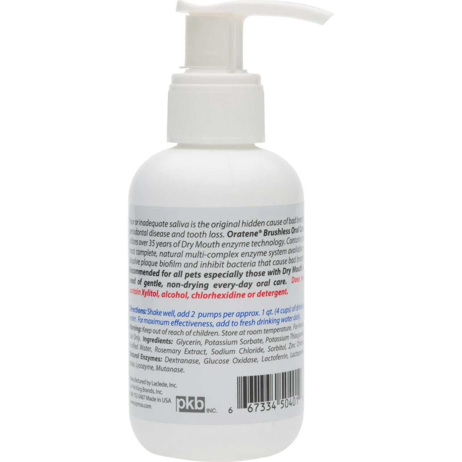 Oratene Enzymatic Brushless Oral Care Dog & Cat Dental Water Additive & Oratene Enzymatic Brushless Oral Care Dog & Cat Breath Freshener 5 Oratene Enzymatic Brushless Oral Care Dog & Cat Dental Water Additive & Oratene Enzymatic Brushless Oral Care Dog & Cat Breath Freshener - Image 3