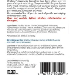 Oratene Enzymatic Brushless Oral Care Dog & Cat Dental Water Additive & Oratene Enzymatic Brushless Oral Care Dog & Cat Breath Freshener 18 Oratene Enzymatic Brushless Oral Care Dog & Cat Dental Water Additive & Oratene Enzymatic Brushless Oral Care Dog & Cat Breath Freshener -Furry Friends 781206 PT7. AC SS1800 V1677168627