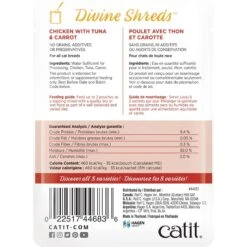 Catit Divine Shreds Chicken With Tuna & Carrot Cat Topping, 2.65-oz Bag -Furry Friends 781630 PT2. AC SS1800 V1677077905