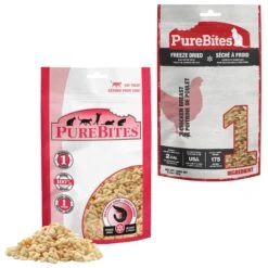 PureBites Chicken Breast Freeze-Dried Raw Cat Treats & PureBites Shrimp Freeze-Dried Cat Treat