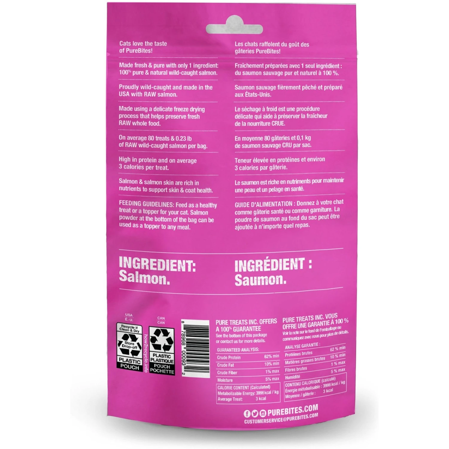 PureBites Shrimp Freeze-Dried Cat Treat & PureBites Freeze-Dried Salmon Cat Treats 8 PureBites Shrimp Freeze-Dried Cat Treat & PureBites Freeze-Dried Salmon Cat Treats - Image 6