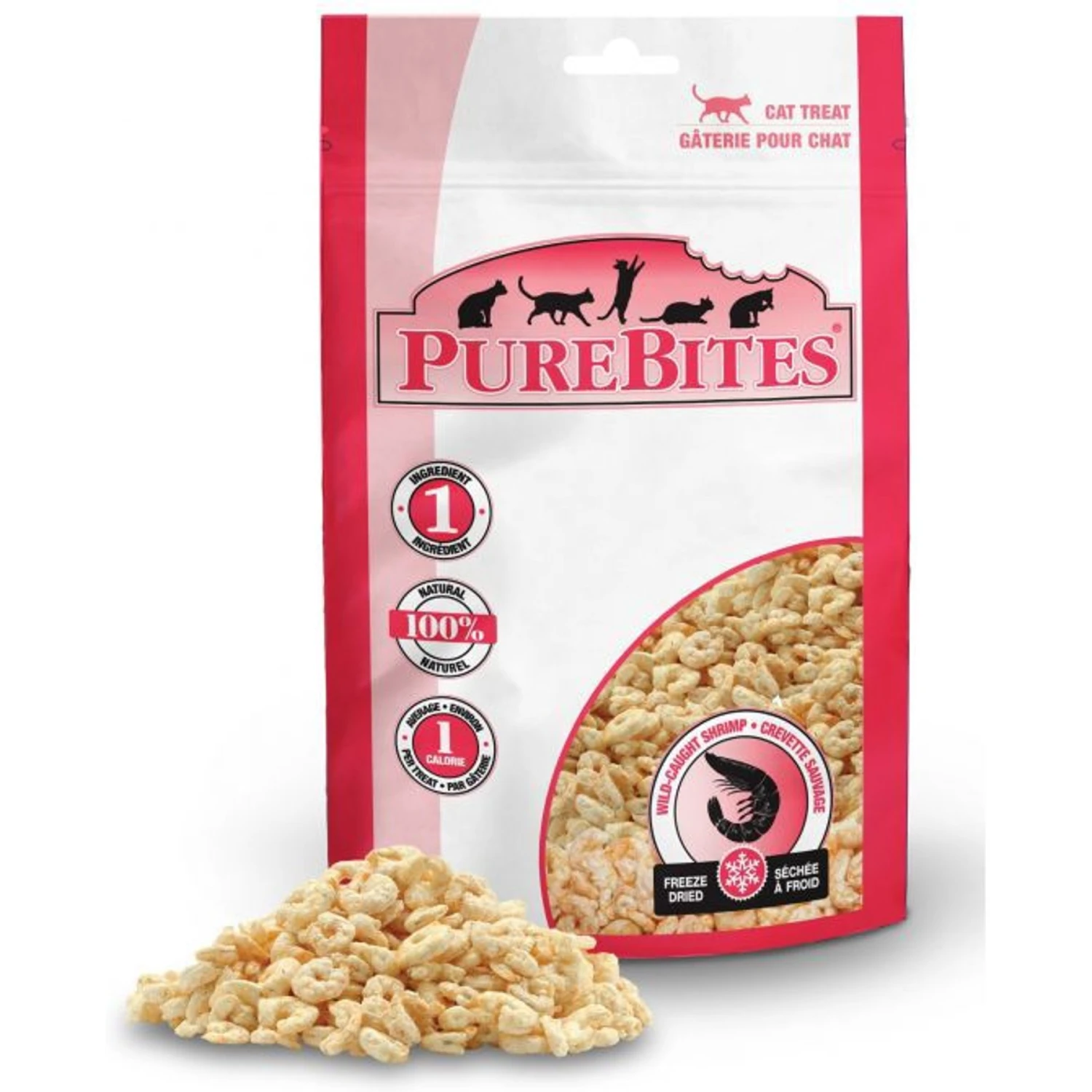 PureBites Shrimp Freeze-Dried Cat Treat & PureBites Tuna Freeze-Dried Raw Cat Treats 4 PureBites Shrimp Freeze-Dried Cat Treat & PureBites Tuna Freeze-Dried Raw Cat Treats - Image 2