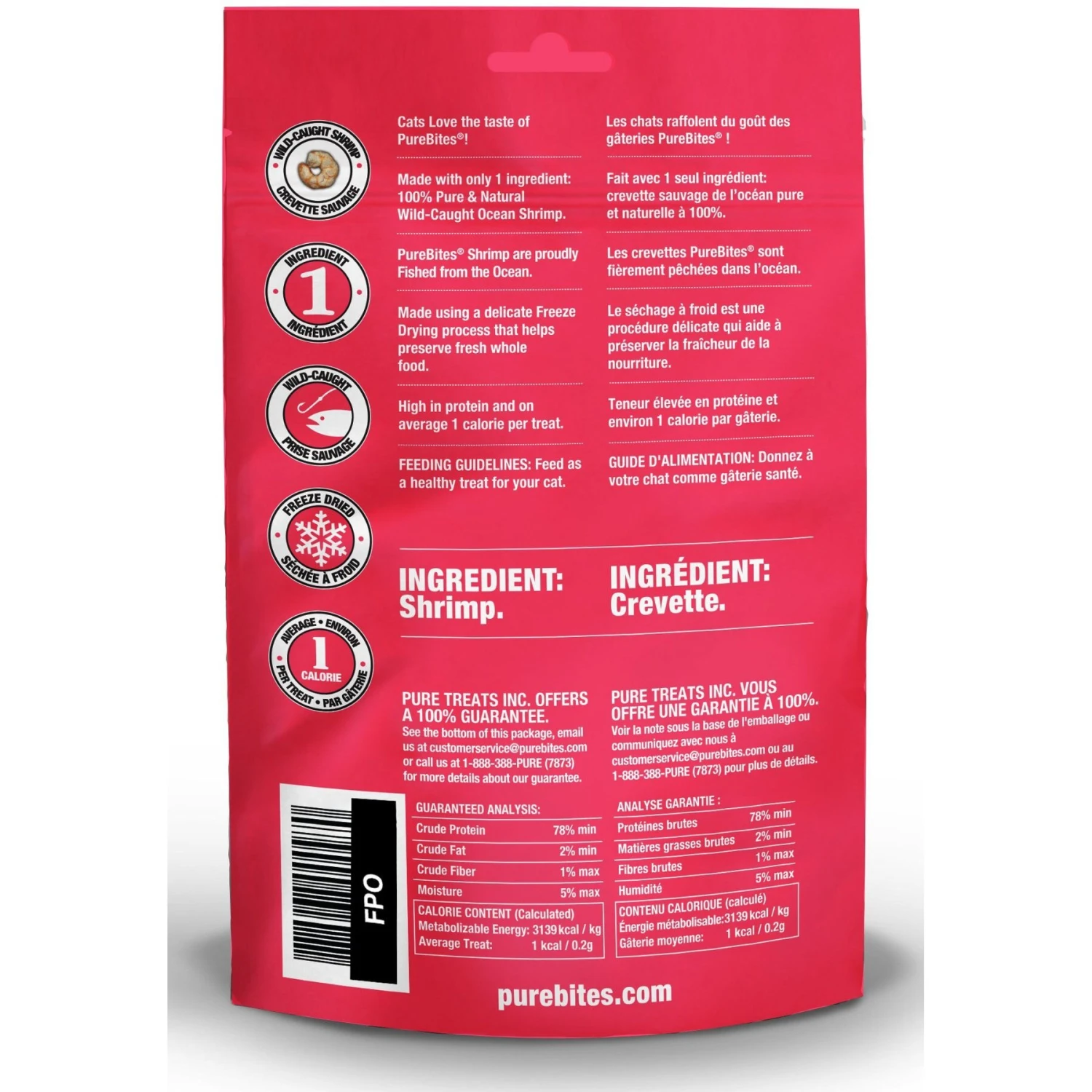 PureBites Shrimp Freeze-Dried Cat Treat & PureBites Tuna Freeze-Dried Raw Cat Treats 5 PureBites Shrimp Freeze-Dried Cat Treat & PureBites Tuna Freeze-Dried Raw Cat Treats - Image 3