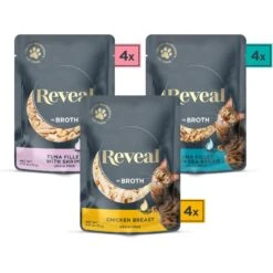 Reveal Natural Grain-Free Fish & Chicken Broth Flavored Variety Pack Wet Cat Food -Furry Friends 787942 PT2. AC SS1800 V1677520570