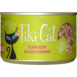 Tiki Cat Luau Tilapia In Tilapia Consomme Grain-Free Canned Cat Food