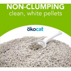 Okocat Dust-Free Unscented Non-Clumping Paper Pellet Cat Litter -Furry Friends 78964 PT5. AC SS1800 V1588887357