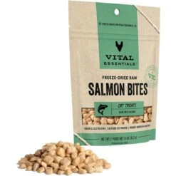 Vital Essentials Salmon Bites Freeze-Dried Raw Cat Treats