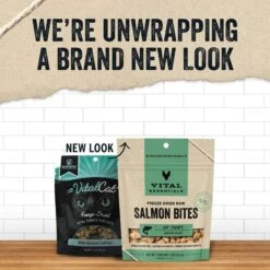 Vital Essentials Salmon Bites Freeze-Dried Raw Cat Treats 10 Vital Essentials Salmon Bites Freeze-Dried Raw Cat Treats -Furry Friends 793550 PT2. AC SS1800 V1680122876