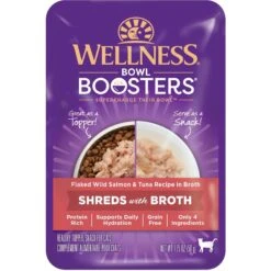Wellness Bowl Boosters Flaked Salmon & Tuna Wet Cat Topper -Furry Friends 794814 PT2. AC SS1800 V1678999171