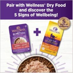 Wellness Bowl Boosters Flaked Salmon & Tuna Wet Cat Topper -Furry Friends 794814 PT5. AC SS1800 V1679069471