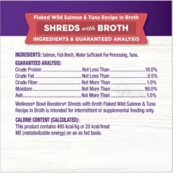 Wellness Bowl Boosters Flaked Salmon & Tuna Wet Cat Topper -Furry Friends 794814 PT7. AC SS1800 V1679069149