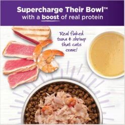 Wellness Bowl Boosters Flaked Tuna & Shrimp Wet Cat Topper -Furry Friends 794822 PT3. AC SS1800 V1679069161