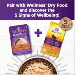 Wellness Bowl Boosters Shredded Chicken Wet Cat Topper -Furry Friends 794830 PT5. AC SS1800 V1679069156