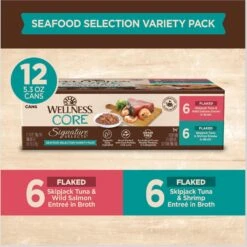 Wellness CORE Signature Select Flaked Sea Variety Pack Wet Cat -Furry Friends 794838 PT4. AC SS1800 V1679069147