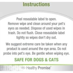 Four Paws Healthy Promise Cat & Dog Eye Wipes, 35 Count 18 Four Paws Healthy Promise Cat & Dog Eye Wipes, 35 Count -Furry Friends 797022 PT7. AC SS1800 V1683040370