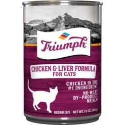 Triumph Chicken 'N Liver Formula Canned Cat Food