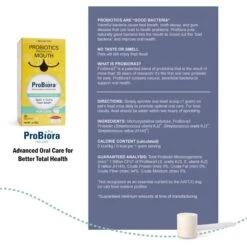 ProBiora Pet Oral Care Probiotic Cat Dental Supplement, 30 Count -Furry Friends 797358 PT4. AC SS1800 V1678205623