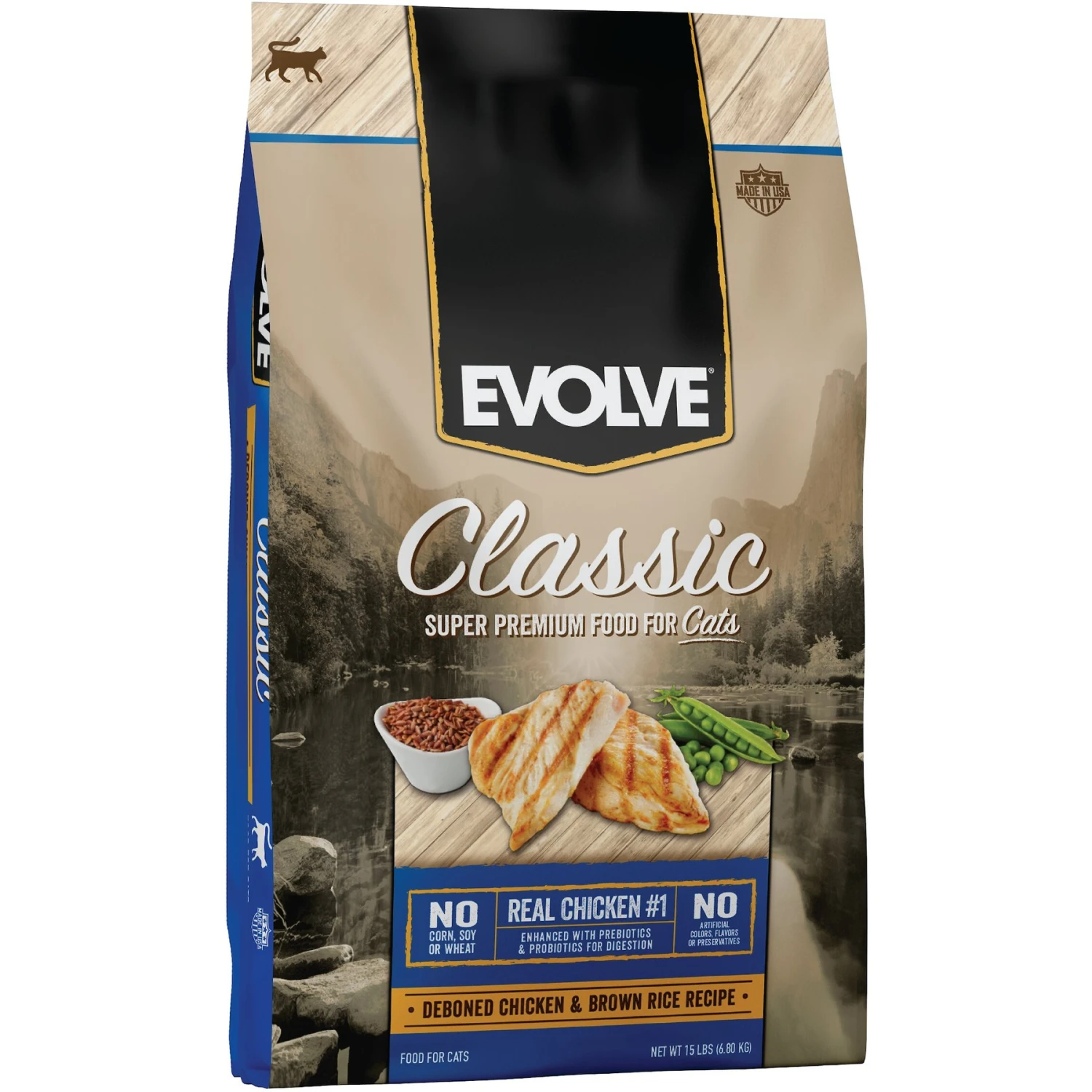 Evolve Classic Deboned Chicken & Brown Rice Recipe Dry Cat Food 3 Evolve Classic Deboned Chicken & Brown Rice Recipe Dry Cat Food