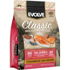Furry Friends 32 Evolve Classic Deboned Salmon, Rice & Sweet Potato Formula Dry Cat Food