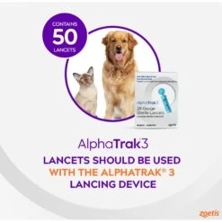 AlphaTRAK 3 28 Gauge Sterile Lancets, 50 Count -Furry Friends 802310 PT2. AC SS1800 V1680888769