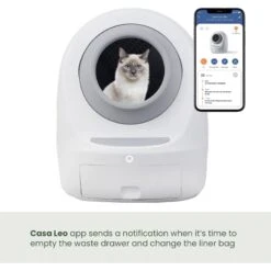 Casa Leo Leo's Loo Unscented Self-Cleaning Drawstring Waste Drawer Box Liners, 50 Count -Furry Friends 802470 PT7. AC SS1800 V1703871567