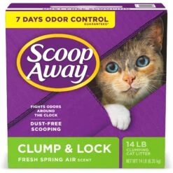 Scoop Away Clump & Lock Scented Clumping Clay Cat Litter -Furry Friends 80310 PT5. AC SS1800 V1694459346
