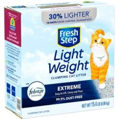 Fresh Step Lightweight Febreze Scented Clumping Clay Cat Litter 17 Fresh Step Lightweight Febreze Scented Clumping Clay Cat Litter -Furry Friends 80336 PT6. AC SS1800 V1694463425