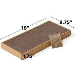 MidWest Catty Scratch Cat Scratcher With Catnip 10 MidWest Catty Scratch Cat Scratcher With Catnip -Furry Friends 80363 PT2. AC SS1800 V1484860294