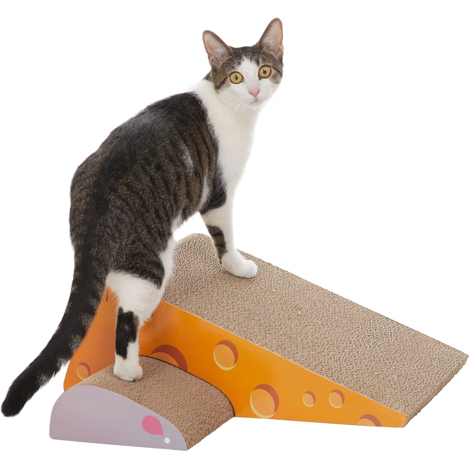 Kensie Cheese & Mouse Cat Scratcher, Large 3 Kensie Cheese & Mouse Cat Scratcher, Large