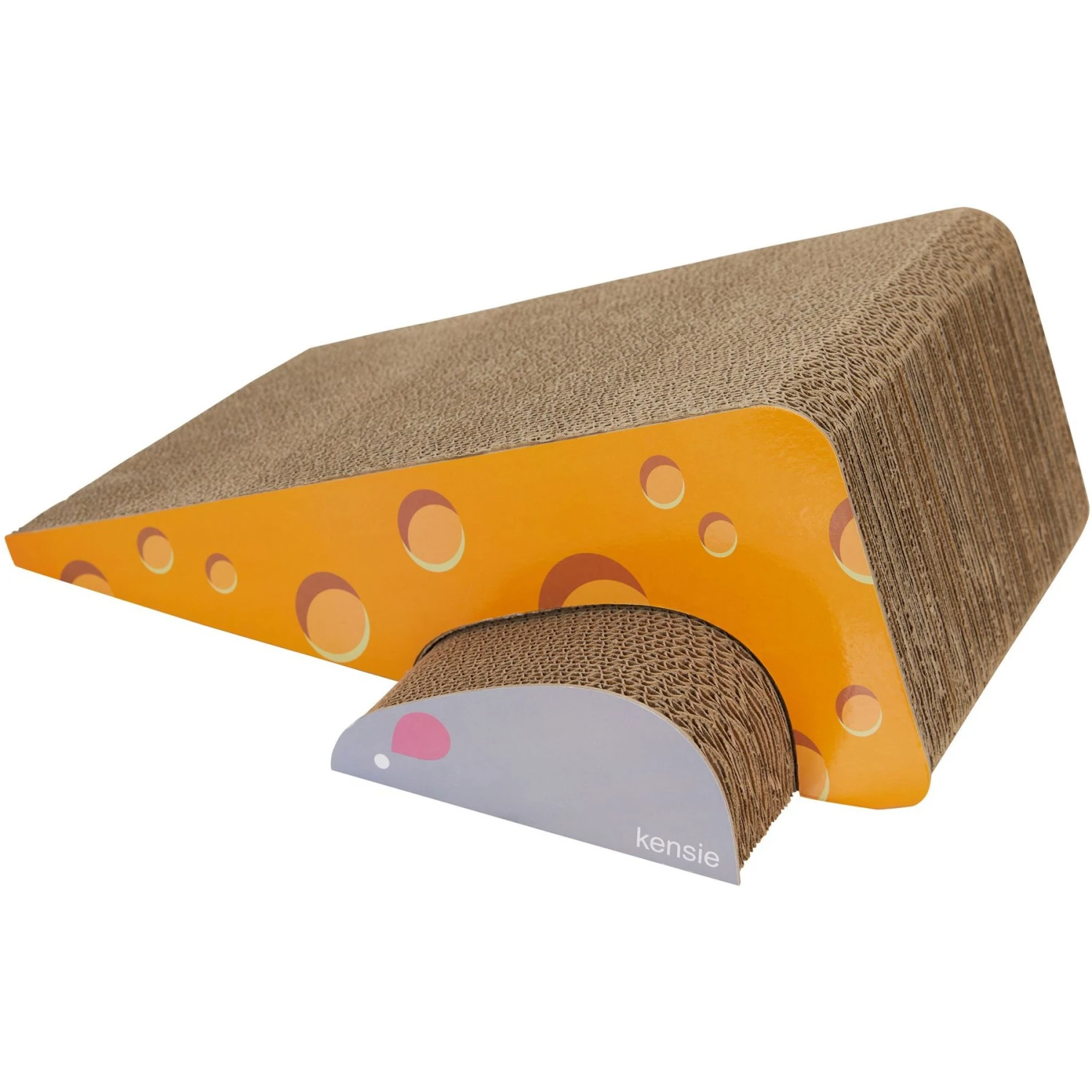Kensie Cheese & Mouse Cat Scratcher, Large 4 Kensie Cheese & Mouse Cat Scratcher, Large - Image 2