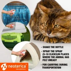 Relaxivet Calming Pheromone Spray & Scratch Repellent For Cats, 1.5-oz Bottle -Furry Friends 807446 PT2. AC SS1800 V1680192480