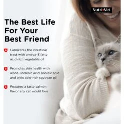 Nutri-Vet Salmon Flavored Gel Hairball Control Supplement For Cats -Furry Friends 80879 PT3. AC SS1800 V1657661032