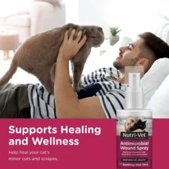Nutri-Vet Antimicrobial Wound Spray For Cats -Furry Friends 80899 PT1. AC SS1800 V1657661032