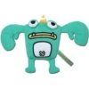 Touchdog Cartoon Crabby Tooth Monster Plush Dog Toy
