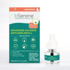 BSerene Advanced Cat Calming Pheromone Diffuser Refill -Furry Friends 815838 PT2. AC SS1800 V1682017580